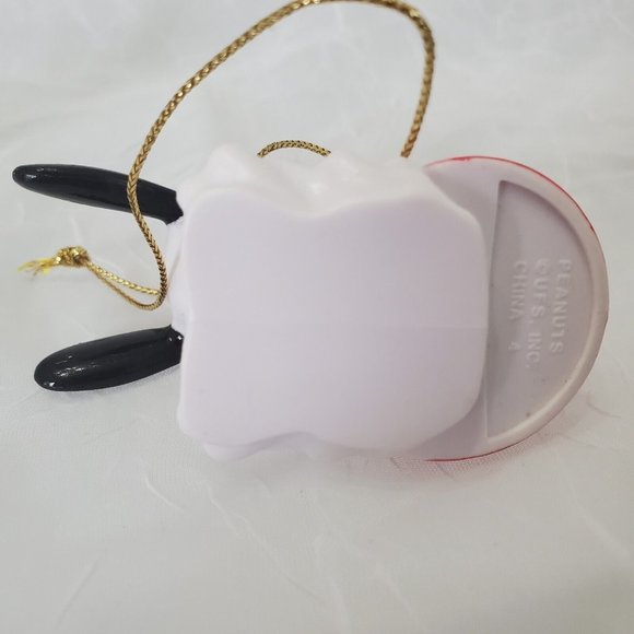 Lot of 2 Peanuts UFS Snoopy Woodstock Christmas Ornaments post box dog dish sled - Picture 5 of 12